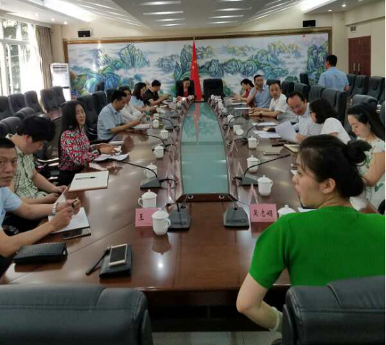 环境学院赴蓬安县参加大美公园城建设项目洽谈会